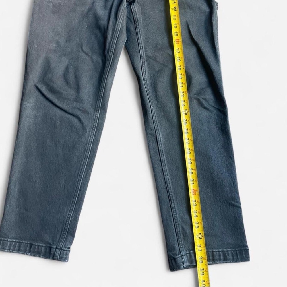 Abercrombie & Fitch Vintage Denim Athletic Loose Workwear Jean •W31 L30 In Black - Picture 8 of 8